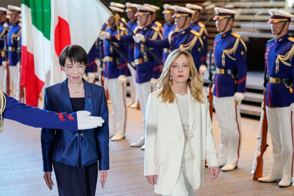 Talianska premiérka Giorgia Meloniová pricestovala na návštevu Japonska