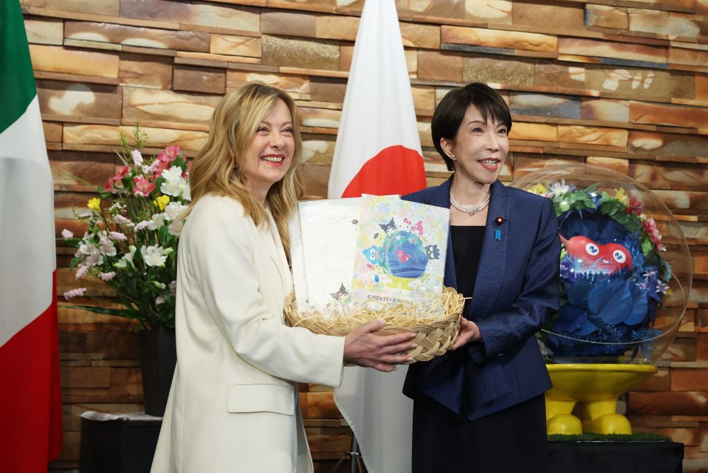Talianska premiérka Giorgia Meloniová pricestovala na návštevu Japonska