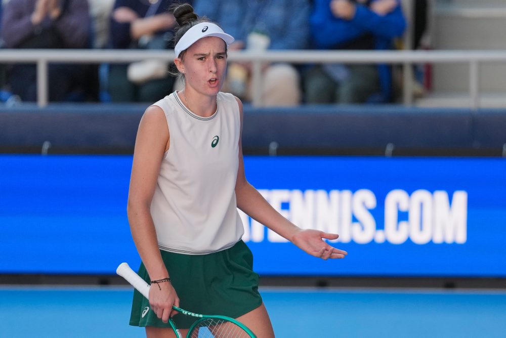 Semifinále dvojhry na turnaji v Tokiu: Mia Pohánková - Diana Šnajderová