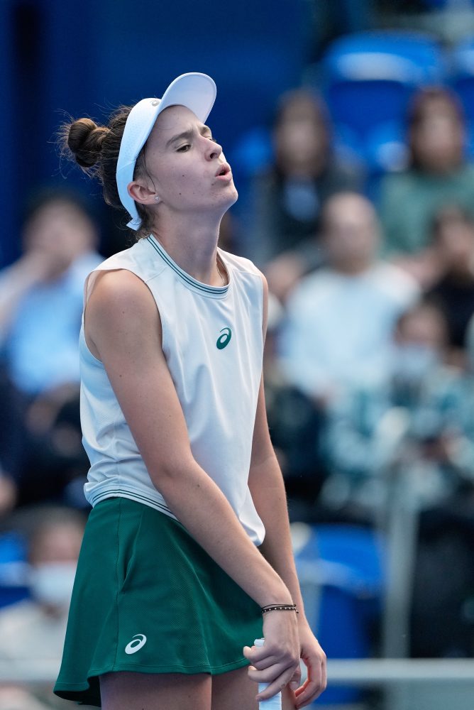 Semifinále dvojhry na turnaji v Tokiu: Mia Pohánková - Diana Šnajderová