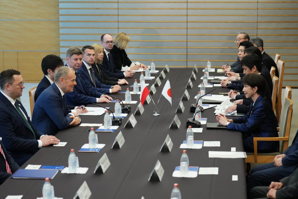 Poľský premiér v Japonsku