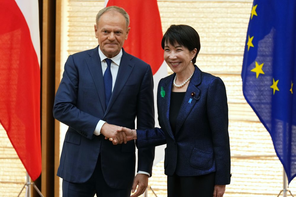 Poľský premiér v Japonsku