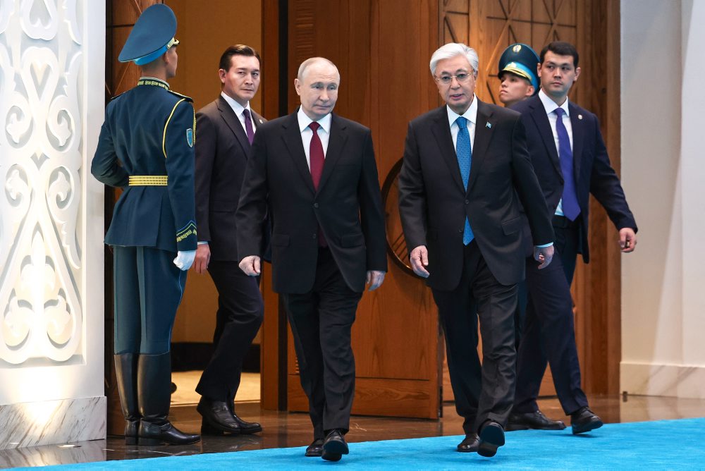Putin v Kazachstane