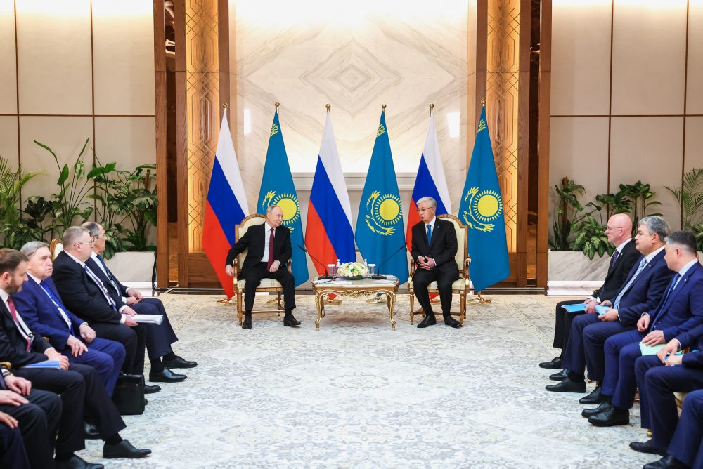 Putin v Kazachstane