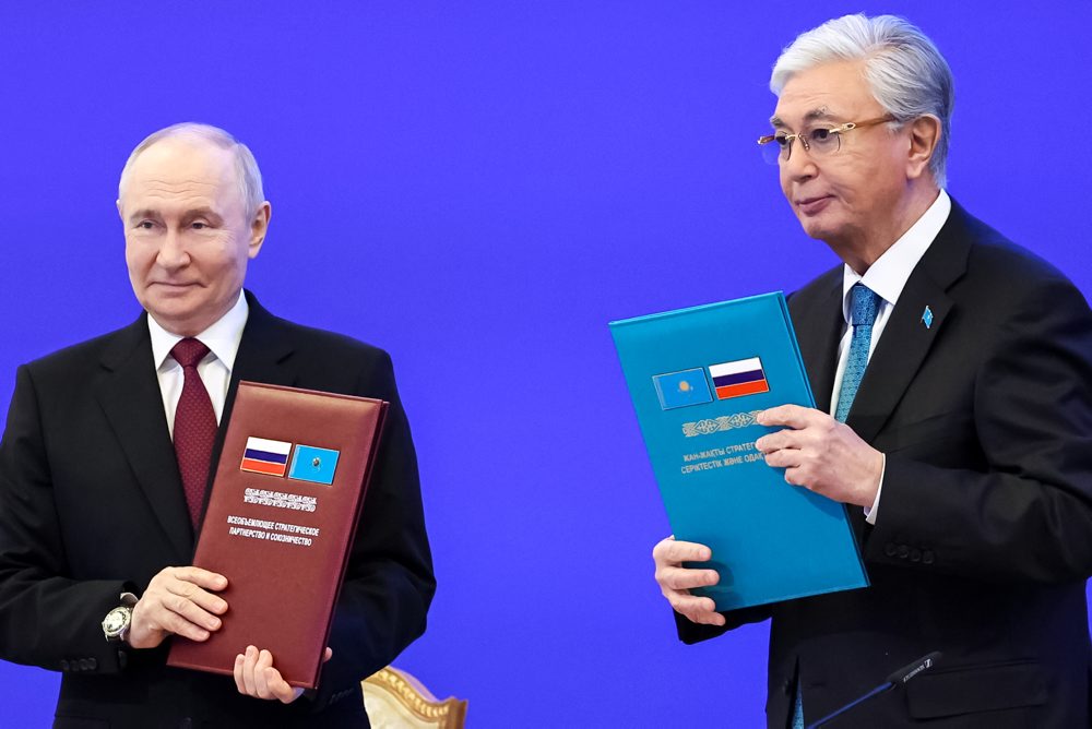 Putin v Kazachstane