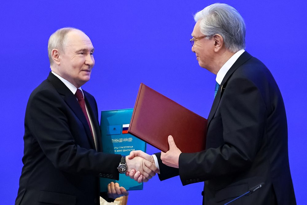 Putin v Kazachstane
