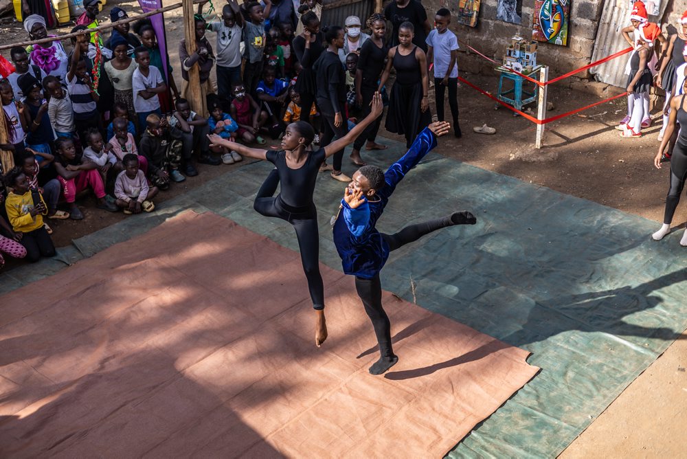Vianočné baletné podujatie v meste Nairobi