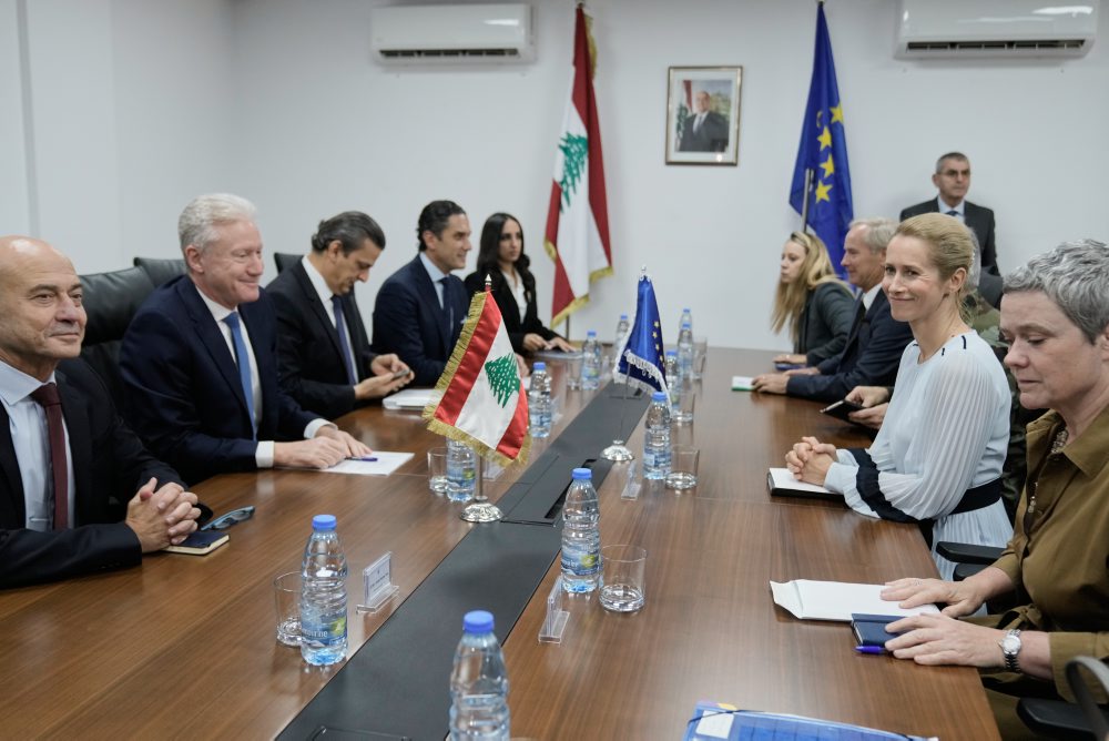 Šéfka diplomacie Európskej únie Kaja Kallasová pricestovala na návštevu Libanonu