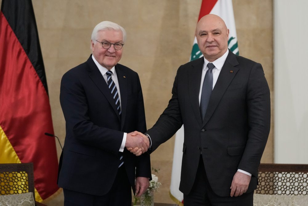 Nemecký prezident v Libanone 