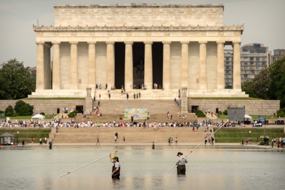 Bazén Lincolnovho pamätníka vo Washingtone