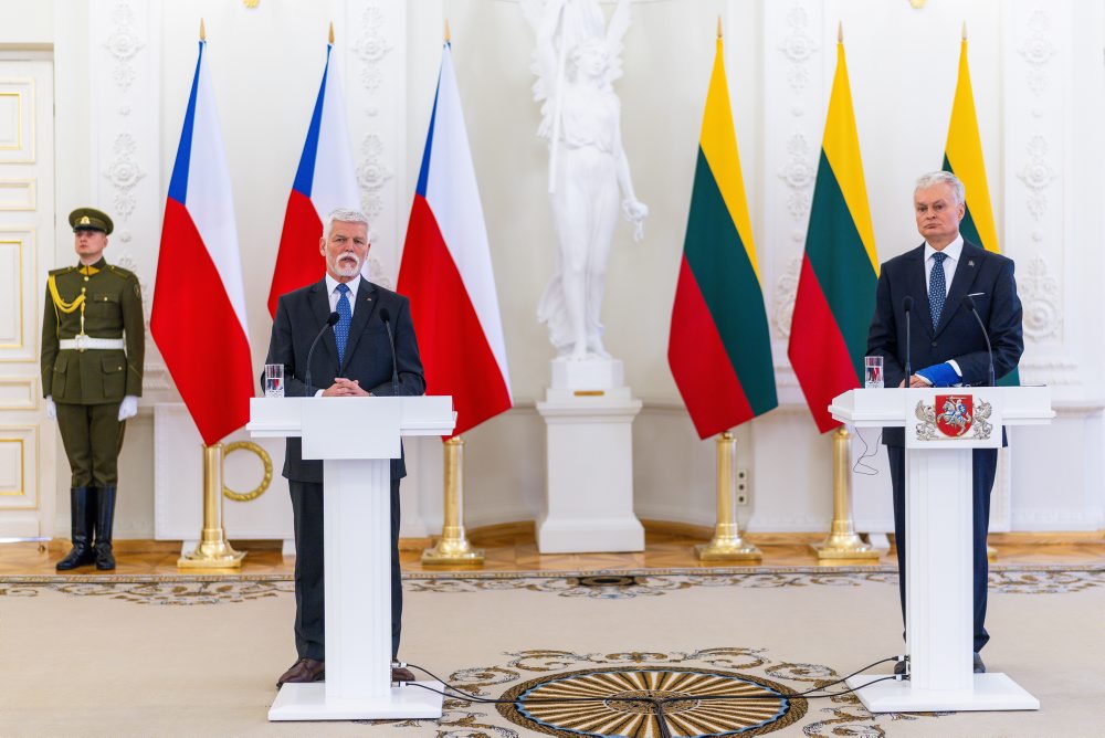 Český prezident Petr Pavel navštívil Litvu