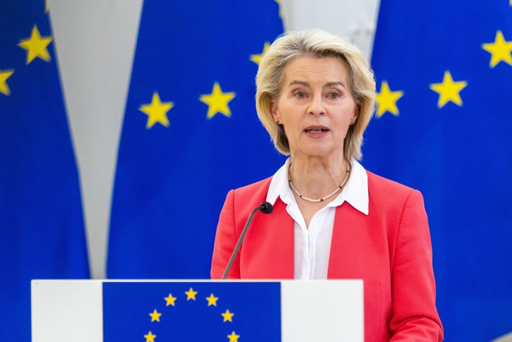Predsedníčka Európskej komisie Ursula von der Leyenová v Litve