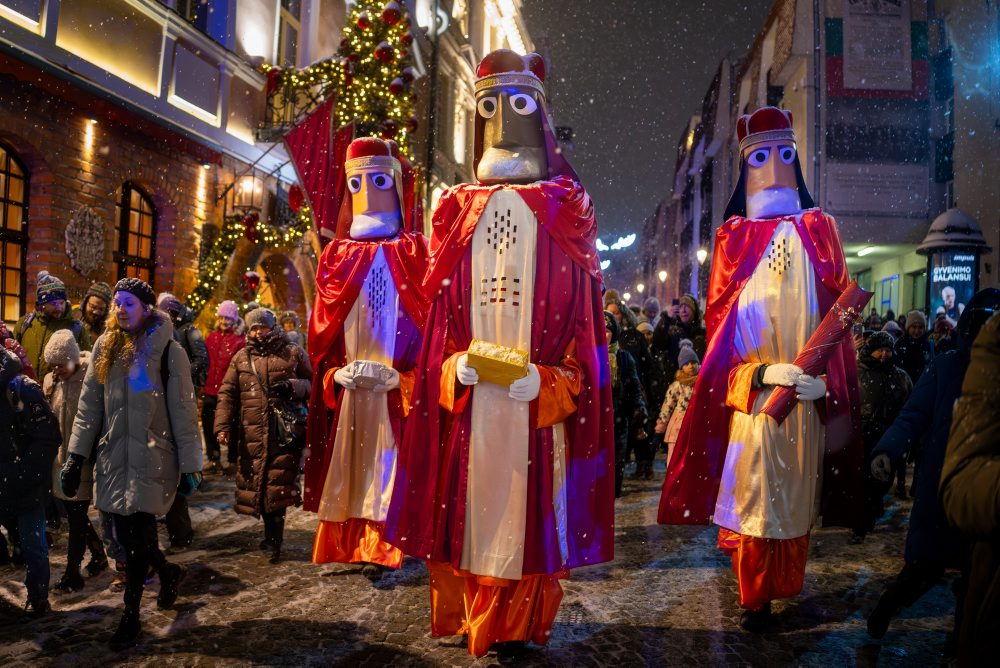 Sprievod pri príležitosti sviatku Troch kráľov v Litve