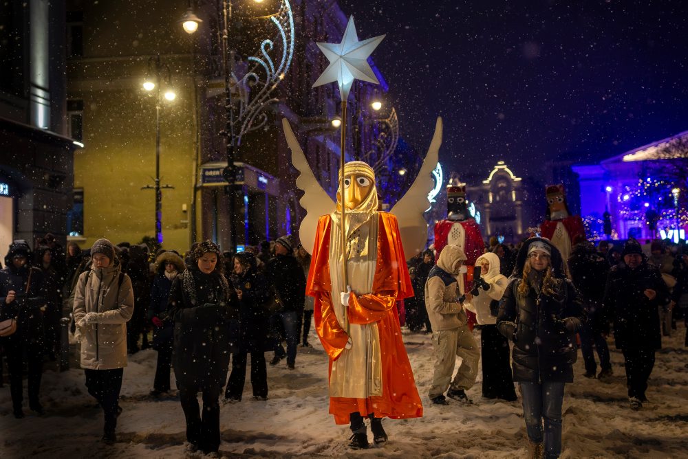 Sprievod pri príležitosti sviatku Troch kráľov v Litve