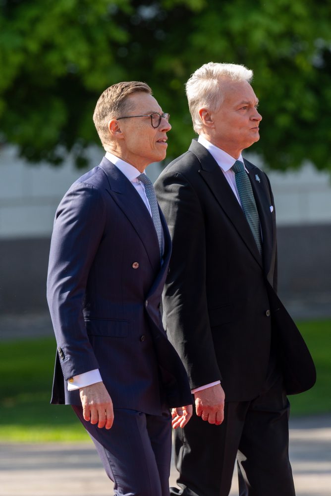 Fínsky prezident v Litve