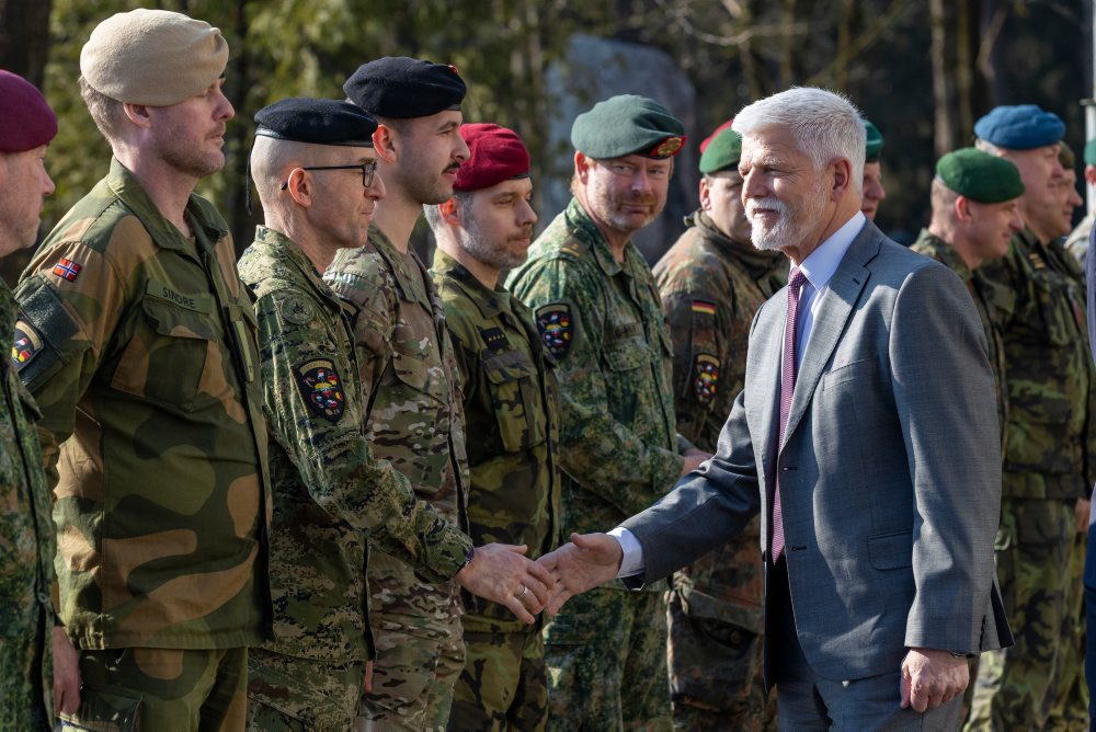 Český prezident Petr Pavel na návšteve Litvy