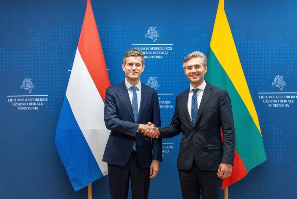 Holandský šéf diplomacie v Litve 