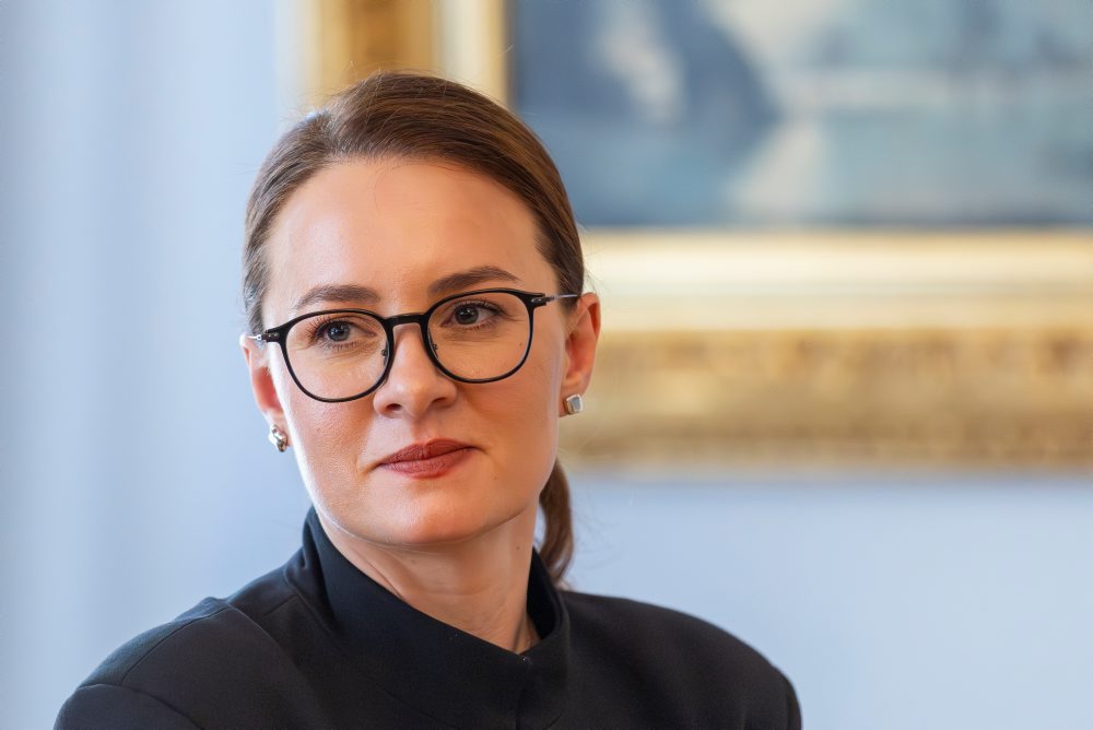 Ukrajinská premiérka Julija Svyrydenková v Litve
