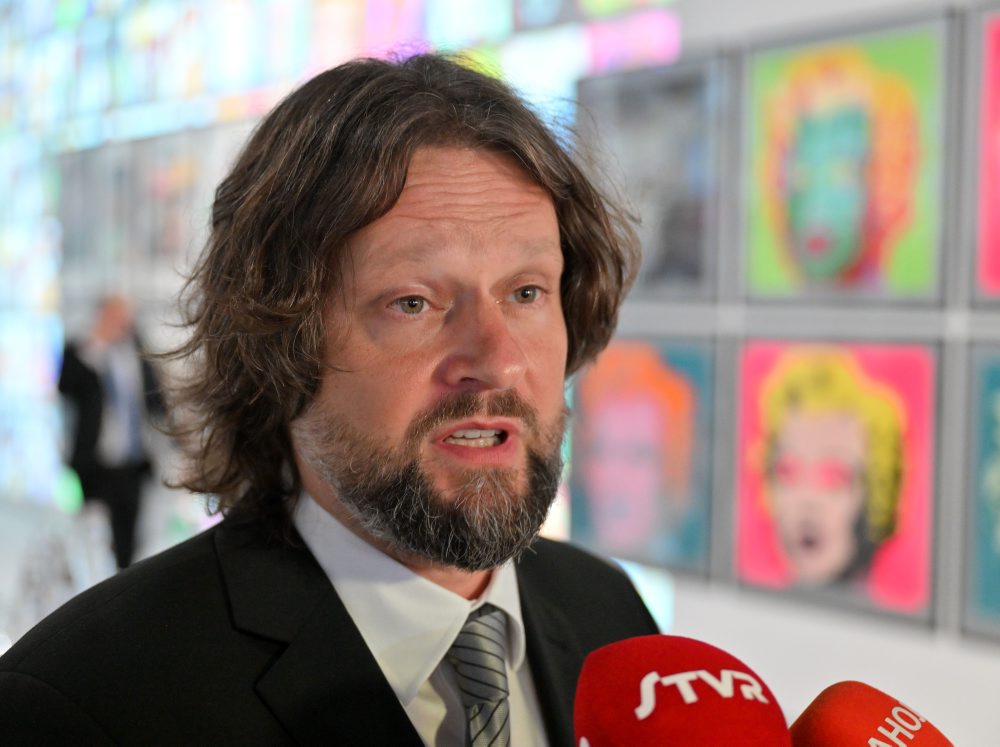 Zrekonštruovaná budova Múzea moderného umenia Andyho Warhola v Medzilaborciach
