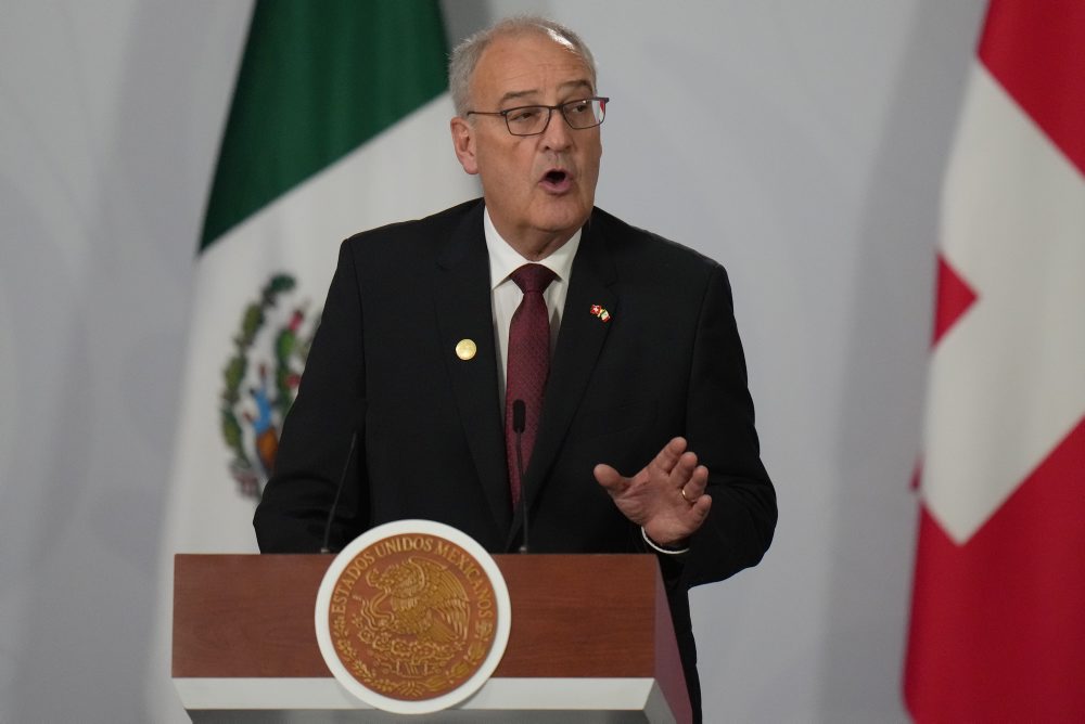Švajčiarsky prezident Guy Parmelin v Mexiku