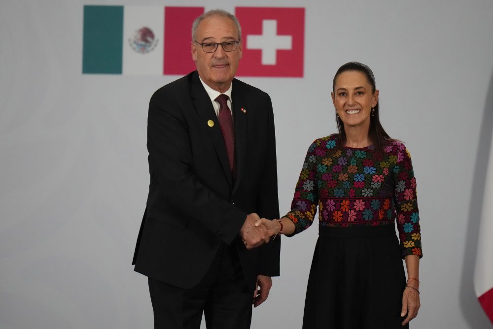 Švajčiarsky prezident Guy Parmelin v Mexiku