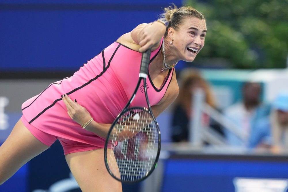 bieloruská tenistka Arina Sobolenková 