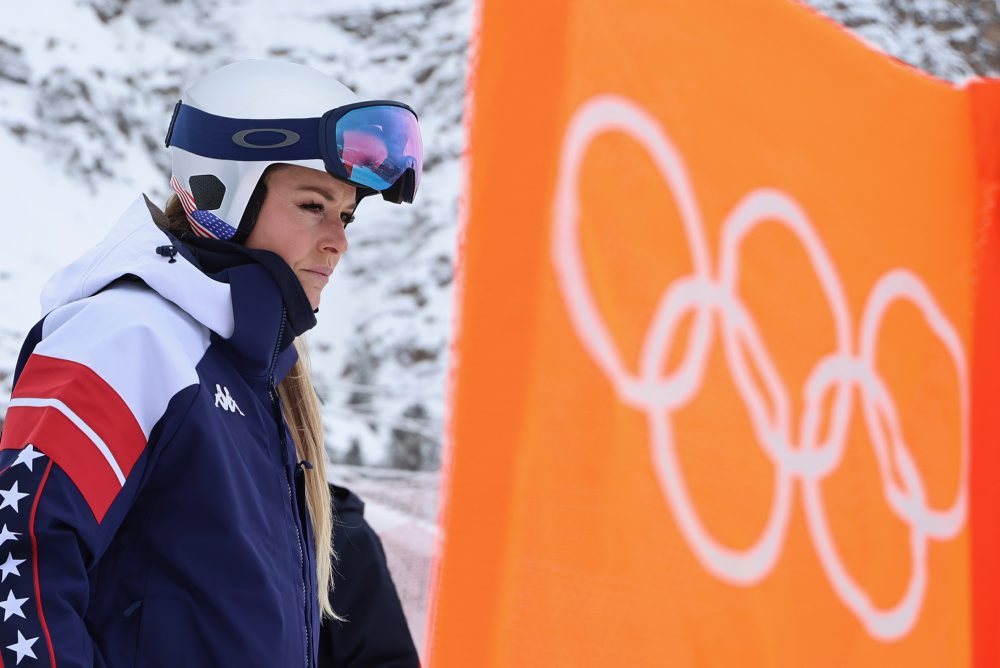 Tréning zjazdu žien na zimných olympijských hrách