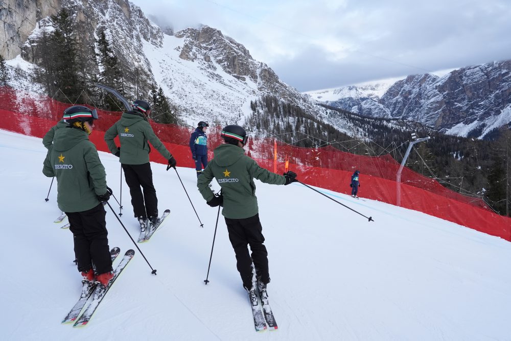 Tréning zjazdu žien na zimných olympijských hrách