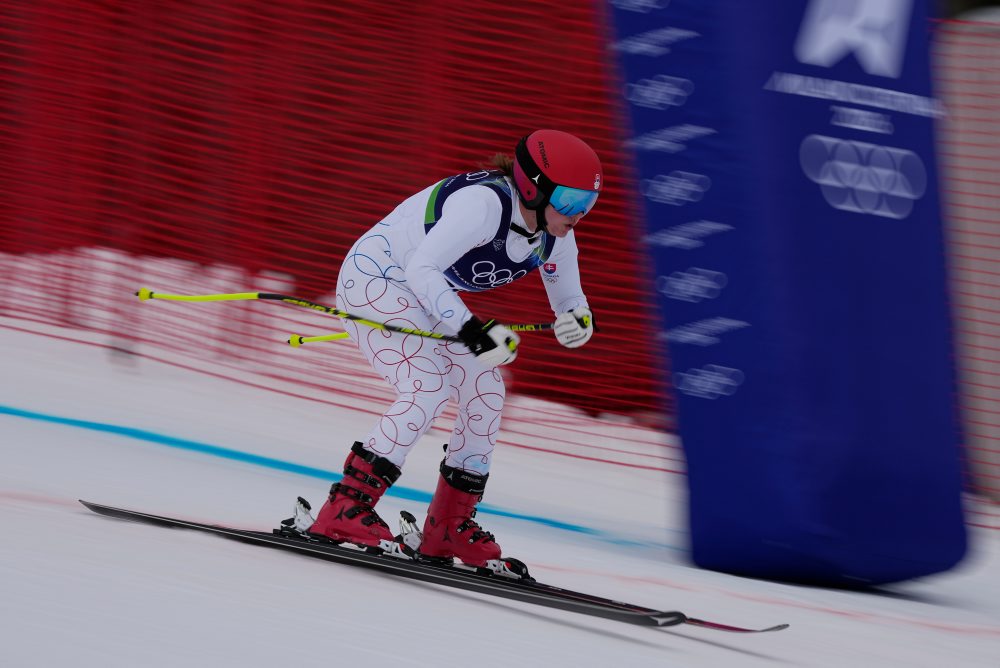 Tréning tímovej kombinácie v alpskom lyžovaní 