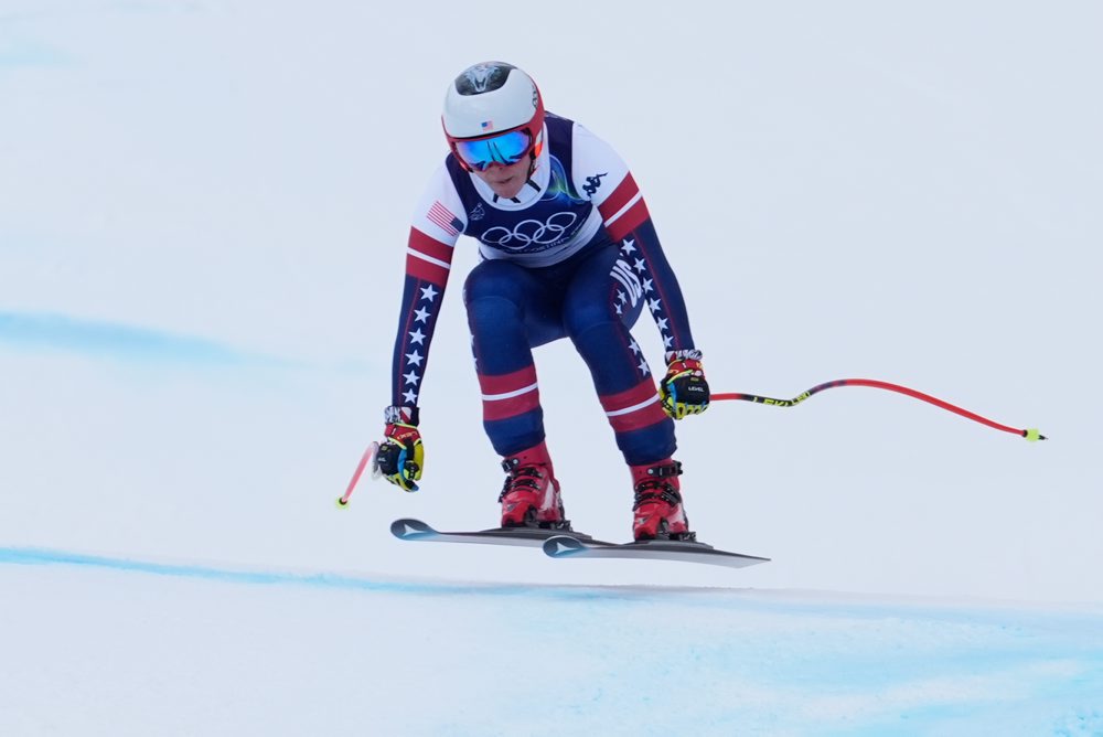 americká lyžiarka Breezy Johnsonová 