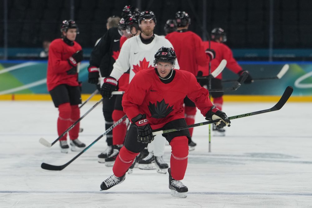 Tréning kanadských hokejistov 