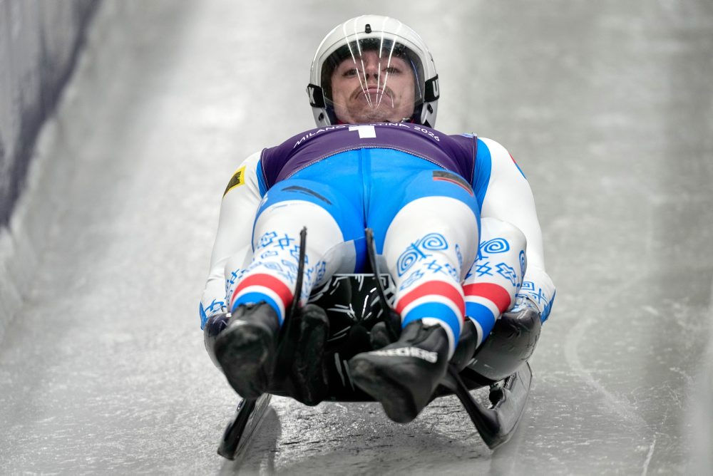 Tréning sánkarov pred súťažou dvojíc