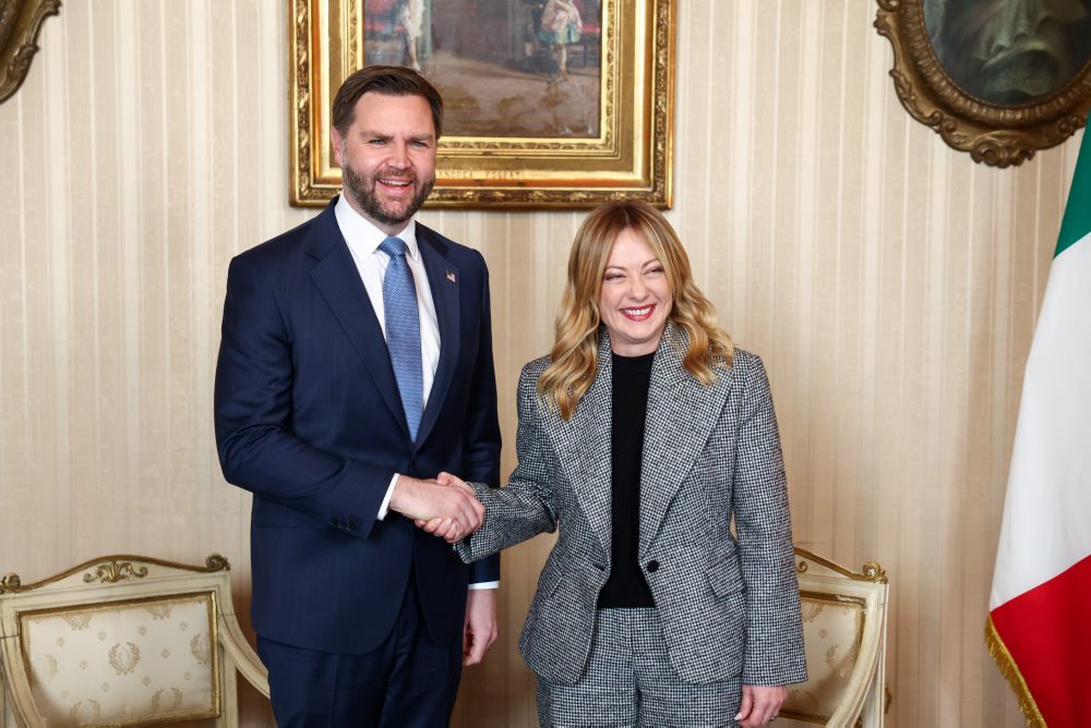 Stretnutie Meloniovej s americkým viceprezidentom 