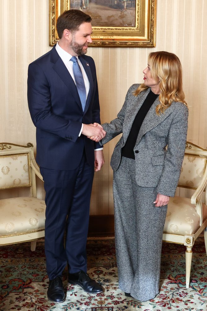 Stretnutie Meloniovej s americkým viceprezidentom 