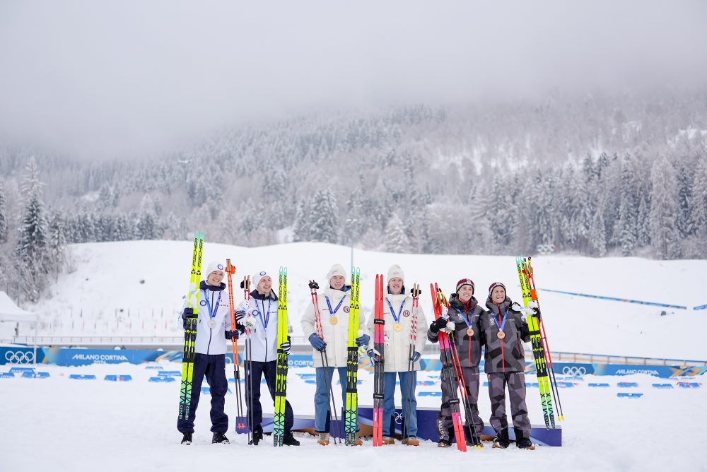 Nóri vyhrali tímový šprint v severskej kombinácii, tretie zlato J. L. Oftebra