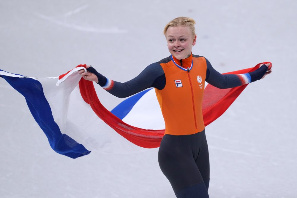 Finále v šortreku žien na 500 metrov Milan Cortina Olympics Short Track Speedskating