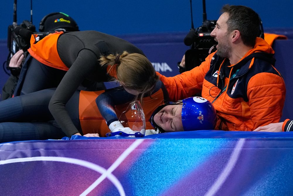 Finále v šortreku žien na 500 metrov Milan Cortina Olympics Short Track Speedskating