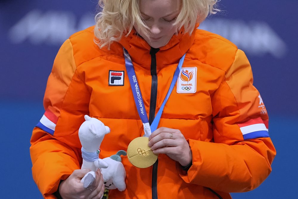 Finále v šortreku žien na 500 metrov Milan Cortina Olympics Short Track Speedskating