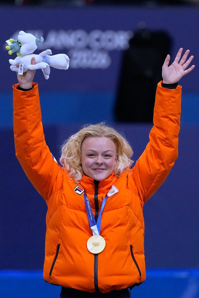 Finále v šortreku žien na 500 metrov Milan Cortina Olympics Short Track Speedskating