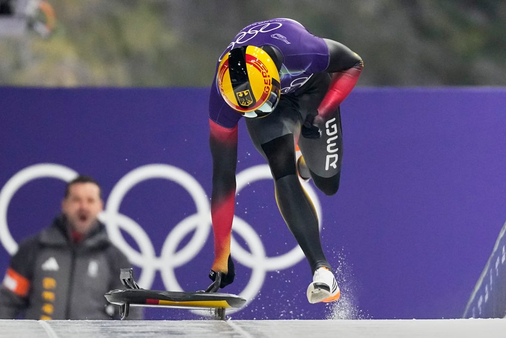 ZOH26: Skeleton mužov - 1. jazda