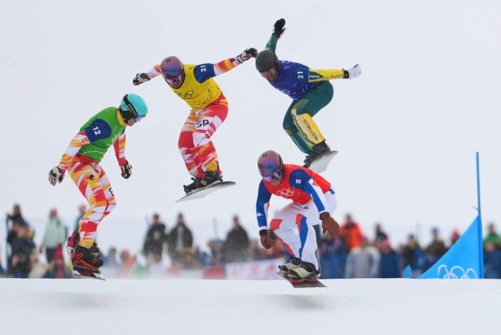 Finále mužských snoubordistov v snoubordkrose na ZOH26