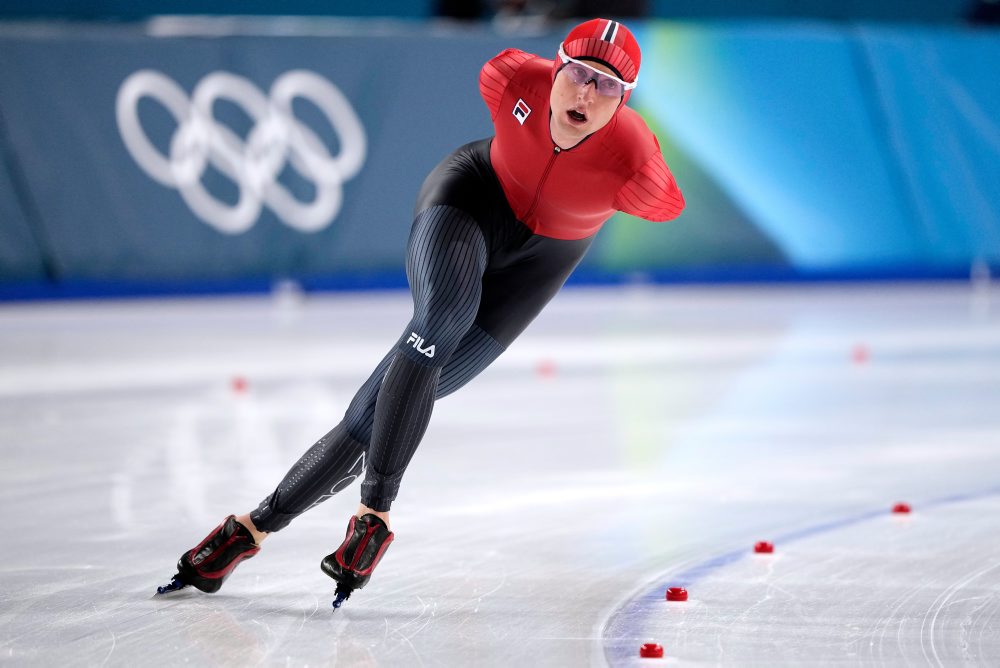 preteky rýchlokorčuliarov na 5000 metrov