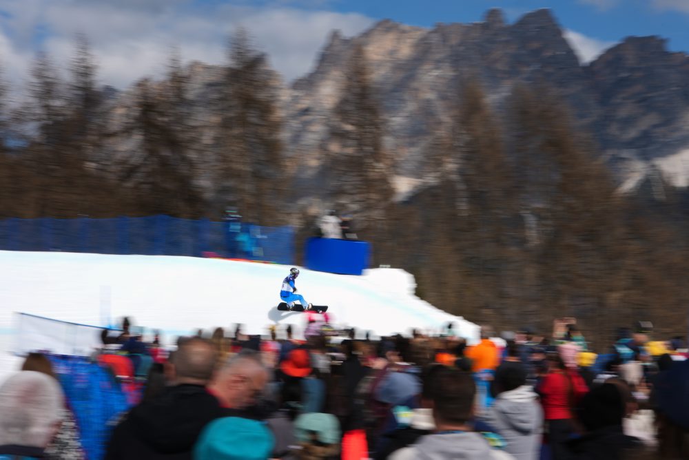 Talian Jacopo Luchini získal zlato v disciplíne banked slalom 
