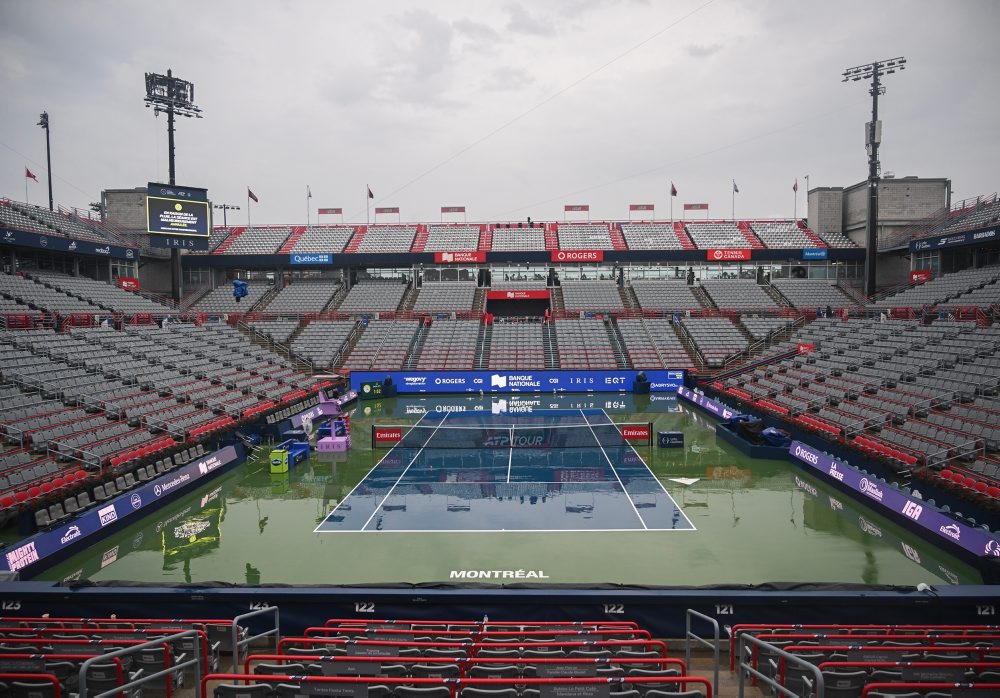 Dážď na tenisovom turnaji ATP Masters 1000 v Montreale 