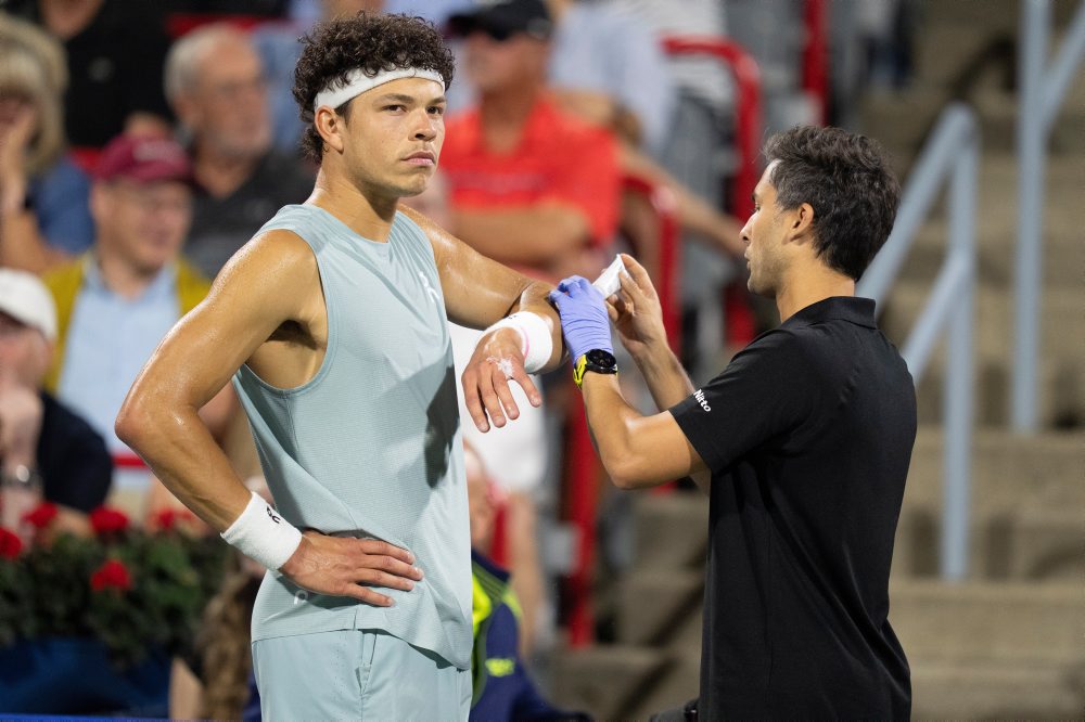 Semifinále turnaja ATP Masters 1000: Ben Shelton - Learner Tien