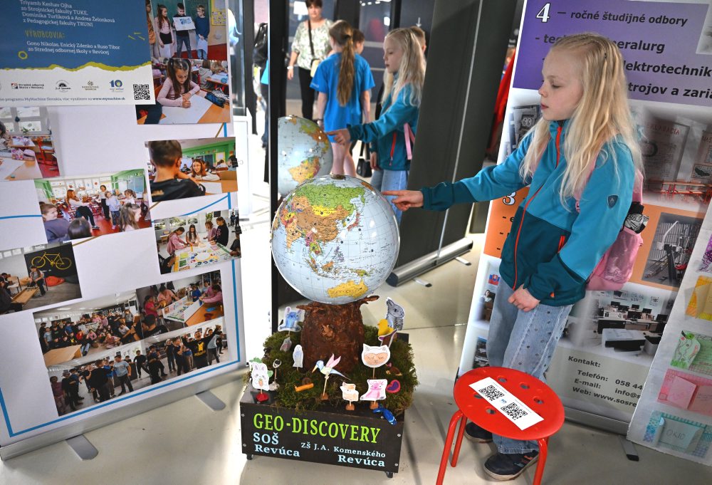Prototypy vysnívaných vynálezov predstavujú žiaci na MyMachine Expo v Košiciach