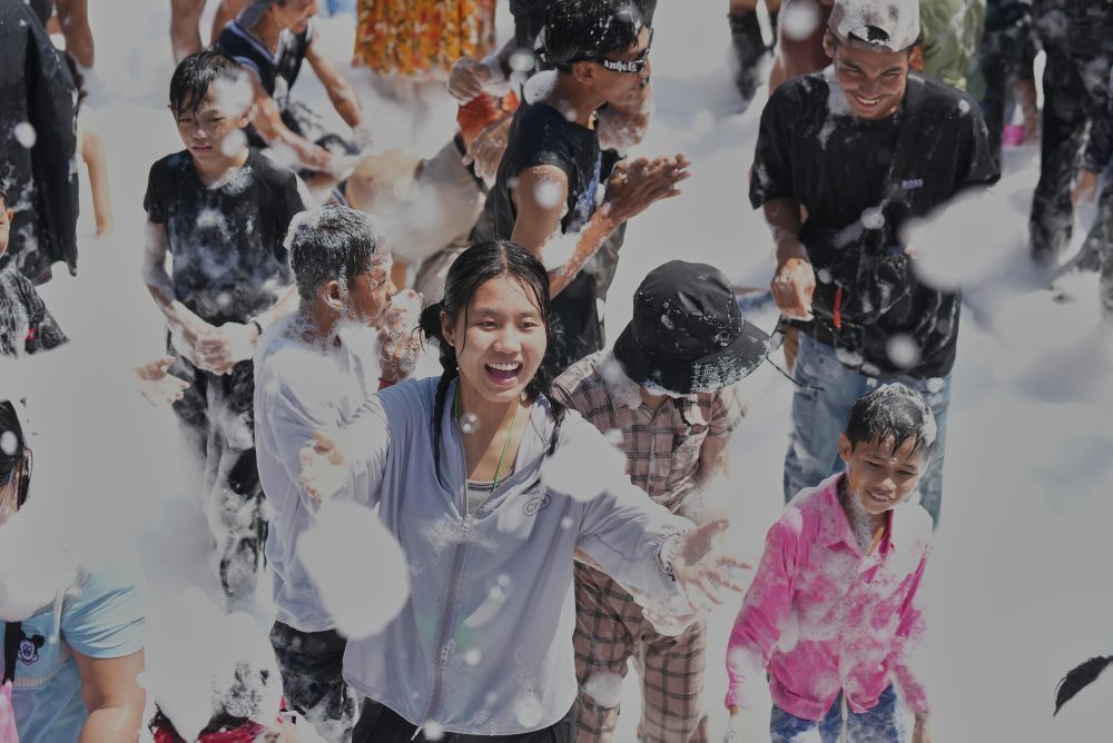 Oslavy Nového roka v Mjanmarsku