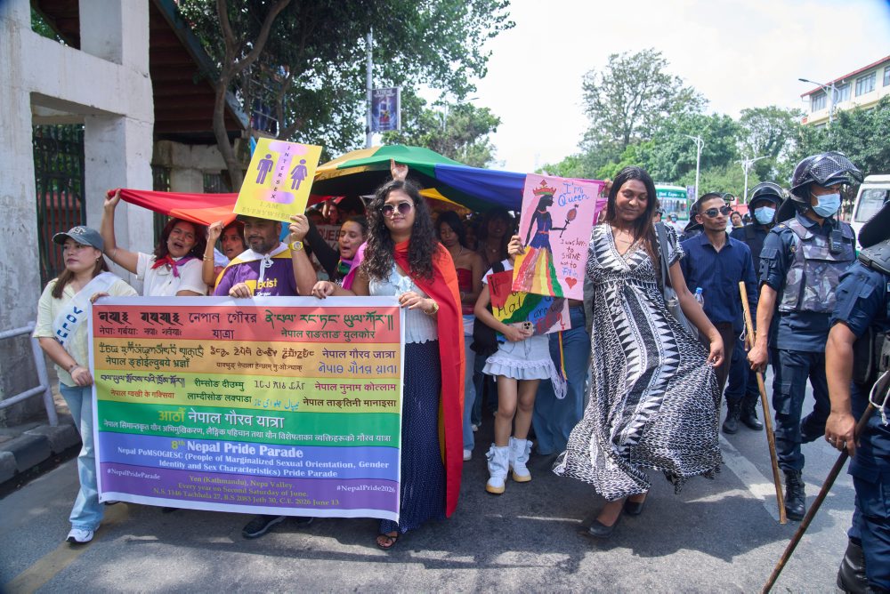 Pochod Pride v nepálskom Káthmandú
