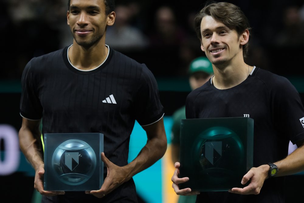 Finále mužskej dvojhry v Rotterdame  Alex de Minaur (Austr.-1) - Felix Auger-Aliassime 