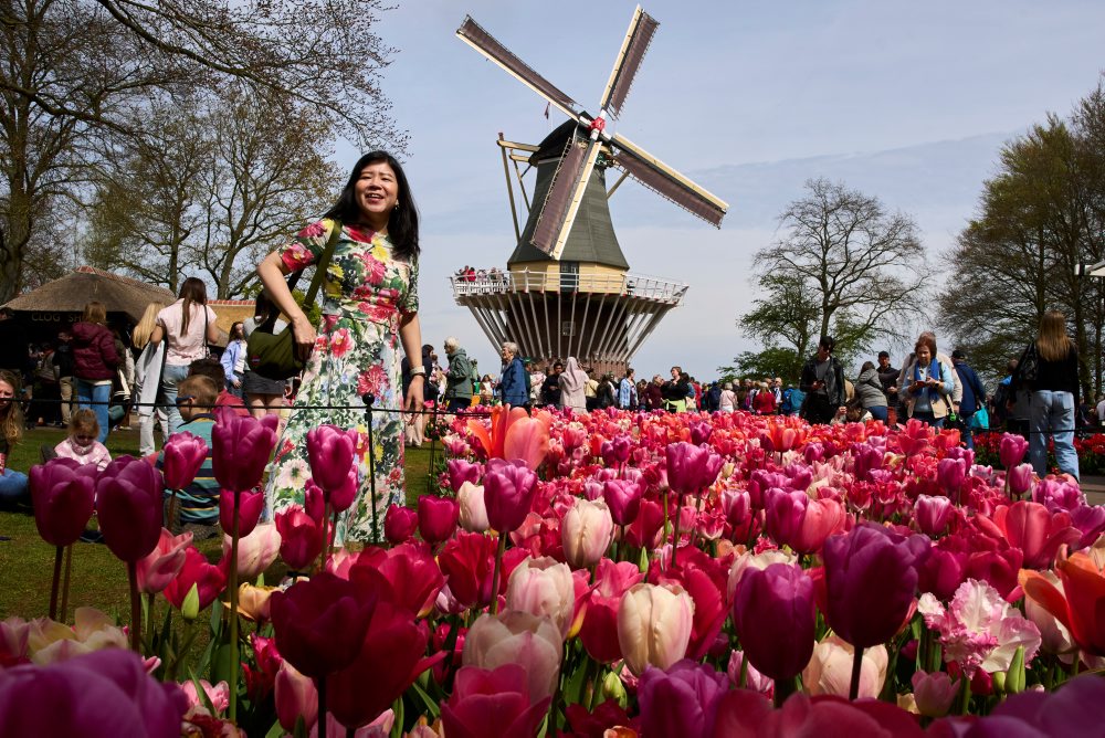 Svetoznáma holandská kvetinová záhrada a výstavisko Keukenhof v obci Lisse